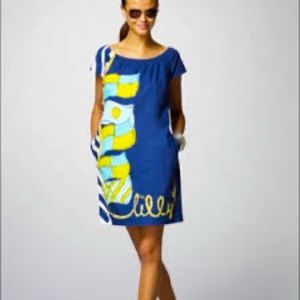 Ladies Lilly Pulitzer Your'e Flagged Nautical Sullivan dress in a size Medium